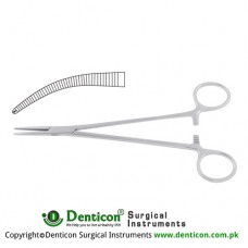Halsted-Mosquito Haemostatic Forcep Curved - 1 x 2 Teeth Stainless Steel, 18 cm - 7"